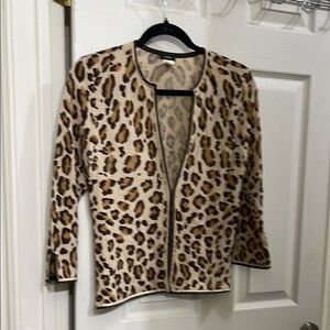 Leopard Print Cardigan